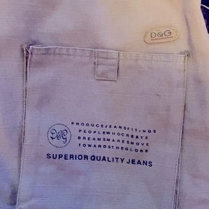 Size 32 waist Dolce Gabana pants with built in belt exelent used condition